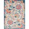 Homeroots 5 x 7 ft. Ivory & Blue Floral Vines Area Rug 385488 - alternate 1